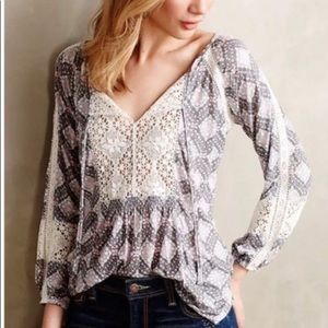 Anthro Anthropologie Porridge top, size small